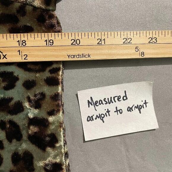 Painted Pony Jacket Size Medium Large Velvet Leopard Print Mobwife Whimsigoth - Picture 8 of 11